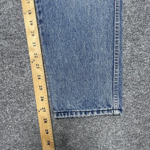 Bonjour Womens High-Waisted Vintage 80's Blue Jeans Size 9 - Picture 7 of 10